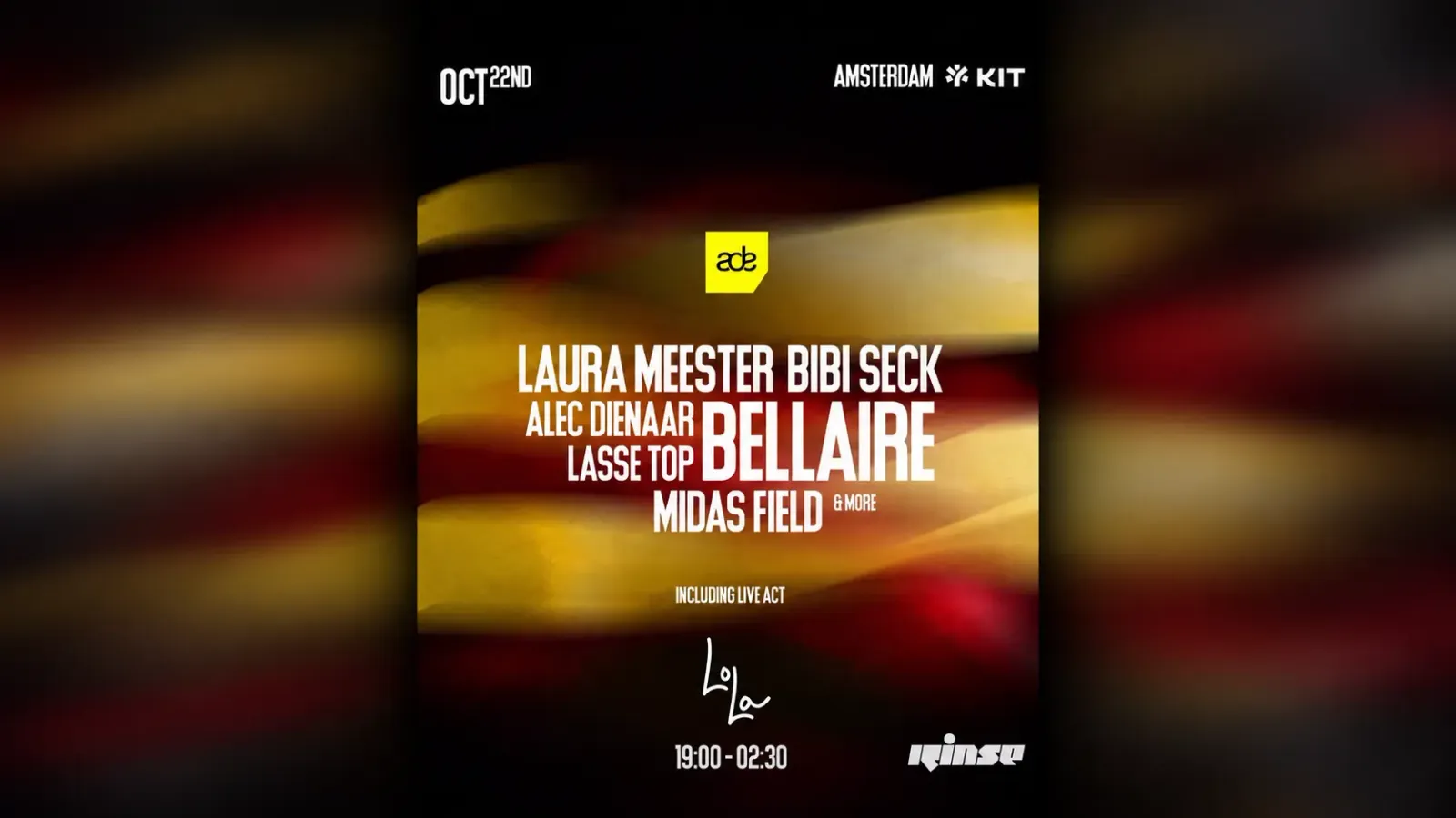 Poster van Lola x Rinse FM